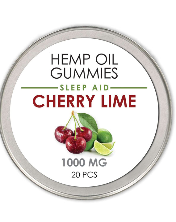 Cherry Lime Gummies 100% USA Hemp Flower