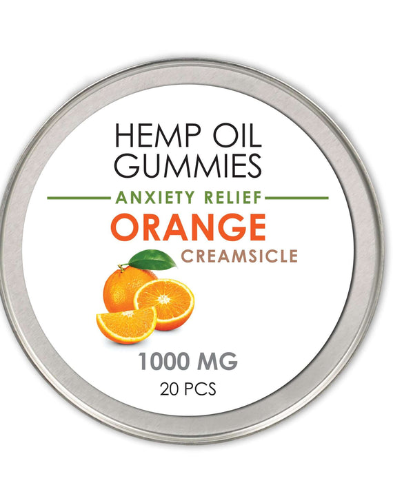 Orange Creamsicle Gummies 100% USA Hemp Flower