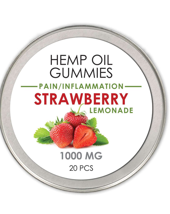 Strawberry Lemonade Gummies 100% USA Hemp Flower